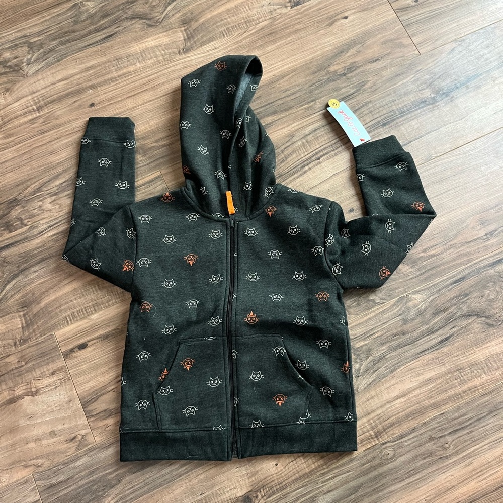 Girl’s Cat and Jack Halloween Hoodie